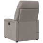 Sillón reclinable de tela gris taupe en Sillones | Comprar online en Foru.es
