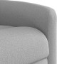 Sillón reclinable de tela gris nube en Sillones | Comprar online en Foru.es