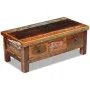 Mesa de centro con cajones madera maciza reciclada 90x45x35 cm de vidaXL, Mesas de centro - Ref: Foro24-243321, Precio: 263,5...