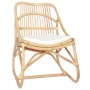 Silla de ratán lino de vidaXL, Sillones - Ref: Foro24-325481, Precio: 172,68 €, Descuento: %
