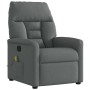 Sillón reclinable de masaje de tela gris oscuro en Sillones | Comprar online en Foru.es