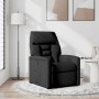 Sillón reclinable de masaje de tela negro en Sillones | Comprar online en Foru.es