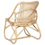 Silla de ratán lino de vidaXL, Sillones - Ref: Foro24-325481, Precio: 172,68 €, Descuento: %