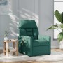 Sillón de masaje reclinable de tela verde oscuro en Sillones | Comprar online en Foru.es