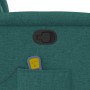 Sillón de masaje reclinable de tela verde oscuro en Sillones | Comprar online en Foru.es