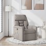 Sillón de masaje reclinable de tela gris taupé en Sillones | Comprar online en Foru.es
