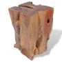 Solid teak wood stool by vidaXL, Folding stools and chairs - Ref: Foro24-243469, Price: 111,13 €, Discount: %