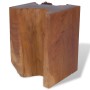 Taburete de madera maciza de teca de vidaXL, Taburetes y sillas plegables - Ref: Foro24-243469, Precio: 133,22 €, Descuento: %
