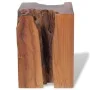 Solid teak wood stool by vidaXL, Folding stools and chairs - Ref: Foro24-243469, Price: 111,13 €, Discount: %