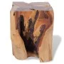 Solid teak wood stool by vidaXL, Folding stools and chairs - Ref: Foro24-243469, Price: 111,13 €, Discount: %