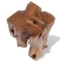 Solid teak wood stool by vidaXL, Folding stools and chairs - Ref: Foro24-243469, Price: 111,13 €, Discount: %