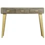 Solid mango wood console table with gray brass 110x35x76 cm by vidaXL, Side tables - Ref: Foro24-246682, Price: 162,26 €, Dis...