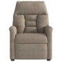 Sillón reclinable tela de microfibra gris taupe en Sillones | Comprar online en Foru.es