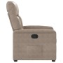 Sillón reclinable tela de microfibra gris taupe en Sillones | Comprar online en Foru.es