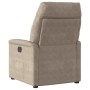 Sillón reclinable tela de microfibra gris taupe en Sillones | Comprar online en Foru.es