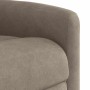 Sillón reclinable tela de microfibra gris taupe en Sillones | Comprar online en Foru.es