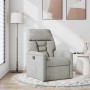 Sillón reclinable tela de microfibra gris claro en Sillones | Comprar online en Foru.es