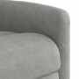 Sillón reclinable tela de microfibra gris claro en Sillones | Comprar online en Foru.es