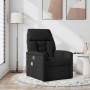 Sillón reclinable de masaje tela de microfibra negro en Sillones | Comprar online en Foru.es