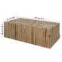 Mesa de centro de teca genuina 90x50x30 cm de vidaXL, Mesas de centro - Ref: Foro24-244556, Precio: 171,37 €, Descuento: %
