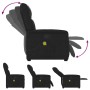 Sillón reclinable de masaje tela de microfibra negro en Sillones | Comprar online en Foru.es