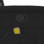 Sillón reclinable de masaje tela de microfibra negro en Sillones | Comprar online en Foru.es