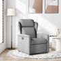 Sillón reclinable de tela gris claro en Sillones | Comprar online en Foru.es