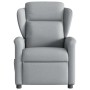 Sillón reclinable de tela gris claro en Sillones | Comprar online en Foru.es