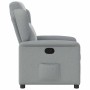 Sillón reclinable de tela gris claro en Sillones | Comprar online en Foru.es