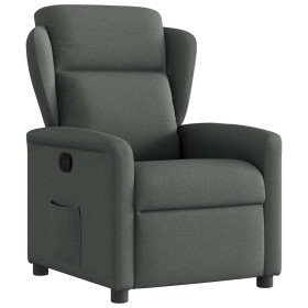 Sillón reclinable de tela gris oscuro en Sillones | Comprar online en Foru.es