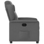 Sillón reclinable de tela gris oscuro en Sillones | Comprar online en Foru.es