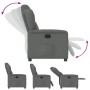 Sillón reclinable de tela gris oscuro en Sillones | Comprar online en Foru.es