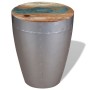 Taburete de aviador madera maciza reciclada de vidaXL, Taburetes y sillas plegables - Ref: Foro24-244243, Precio: 94,83 €, De...