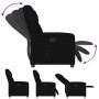 Sillón reclinable de tela negro en Sillones | Comprar online en Foru.es