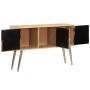 Aparador de madera de mango maciza 120x30x75 cm de vidaXL, Aparadores - Ref: Foro24-247341, Precio: 179,15 €, Descuento: %
