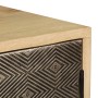 Aparador de madera de mango maciza 120x30x75 cm de vidaXL, Aparadores - Ref: Foro24-247341, Precio: 179,15 €, Descuento: %