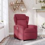 Sillón reclinable de tela rojo tinto en Sillones | Comprar online en Foru.es