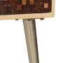 Aparador de madera de mango maciza 120x30x75 cm de vidaXL, Aparadores - Ref: Foro24-247341, Precio: 179,15 €, Descuento: %