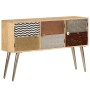 Aparador de madera de mango maciza 120x30x75 cm de vidaXL, Aparadores - Ref: Foro24-247341, Precio: 179,15 €, Descuento: %