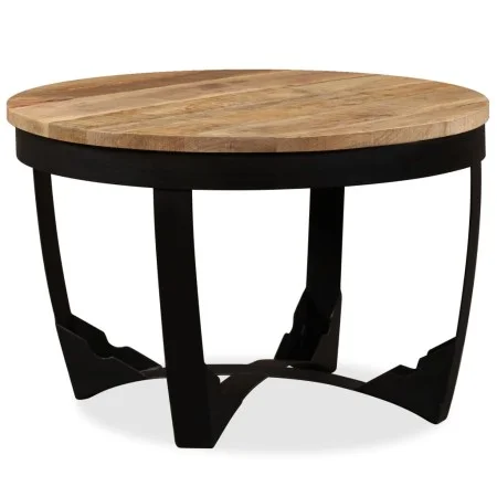 Mesa de centro madera maciza de mango sin tratar 60x40 cm de vidaXL, Mesas de centro - Ref: Foro24-244673, Precio: 199,75 €, ...