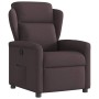 Sillón reclinable de tela marrón oscuro en Sillones | Comprar online en Foru.es