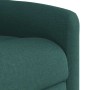 Sillón reclinable de tela verde oscuro en Sillones | Comprar online en Foru.es