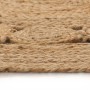 Alfombra redonda con diseño yute trenzado 150 cm de vidaXL, Alfombras - Ref: Foro24-245344, Precio: 60,98 €, Descuento: %