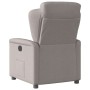 Sillón reclinable de tela gris taupe en Sillones | Comprar online en Foru.es
