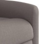 Sillón reclinable de tela gris taupe en Sillones | Comprar online en Foru.es