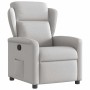 Sillón reclinable de tela gris nube en Sillones | Comprar online en Foru.es