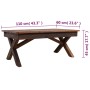 Mesa de centro madera maciza reciclada 110x60x45 cm de vidaXL, Mesas de centro - Ref: Foro24-244492, Precio: 206,50 €, Descue...
