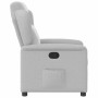 Sillón reclinable de tela gris nube en Sillones | Comprar online en Foru.es
