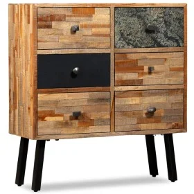 Sideboard with 6 drawers solid recycled teak 70x30x76 cm by vidaXL, Sideboards - Ref: Foro24-245405, Price: 244,86 €, Discoun...