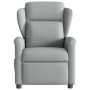 Sillón reclinable de masaje de tela gris claro en Sillones | Comprar online en Foru.es